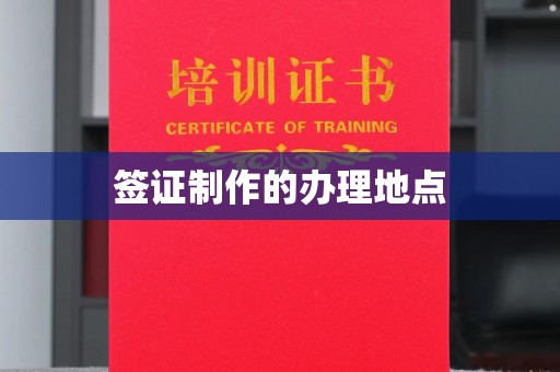 沧州签证制作的办理地点