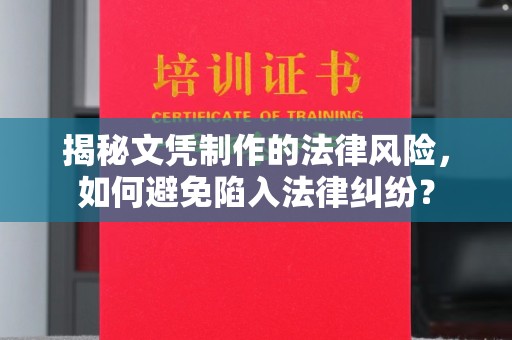 沧州揭秘文凭制作的法律风险，如何避免陷入法律纠纷？