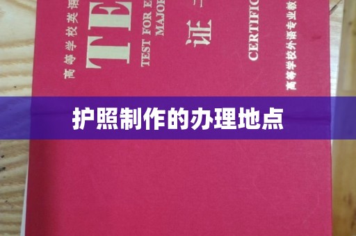 沧州护照制作的办理地点